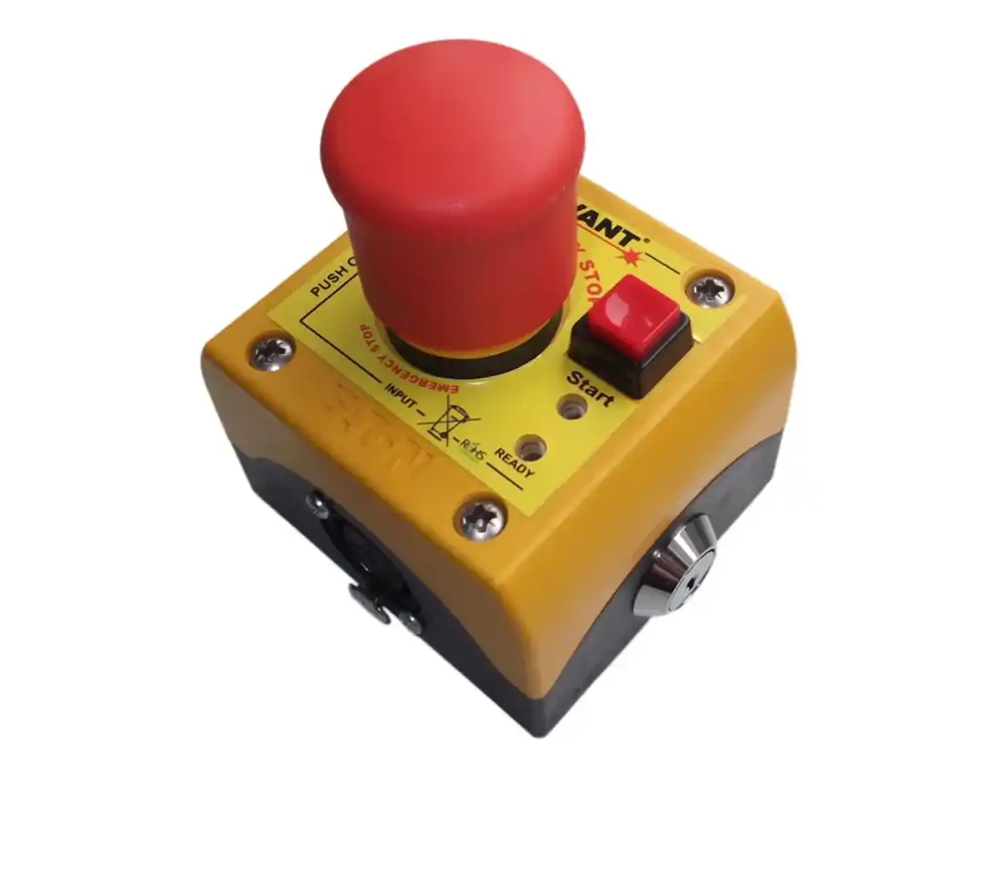 KVANT emergency stop button for a laser show