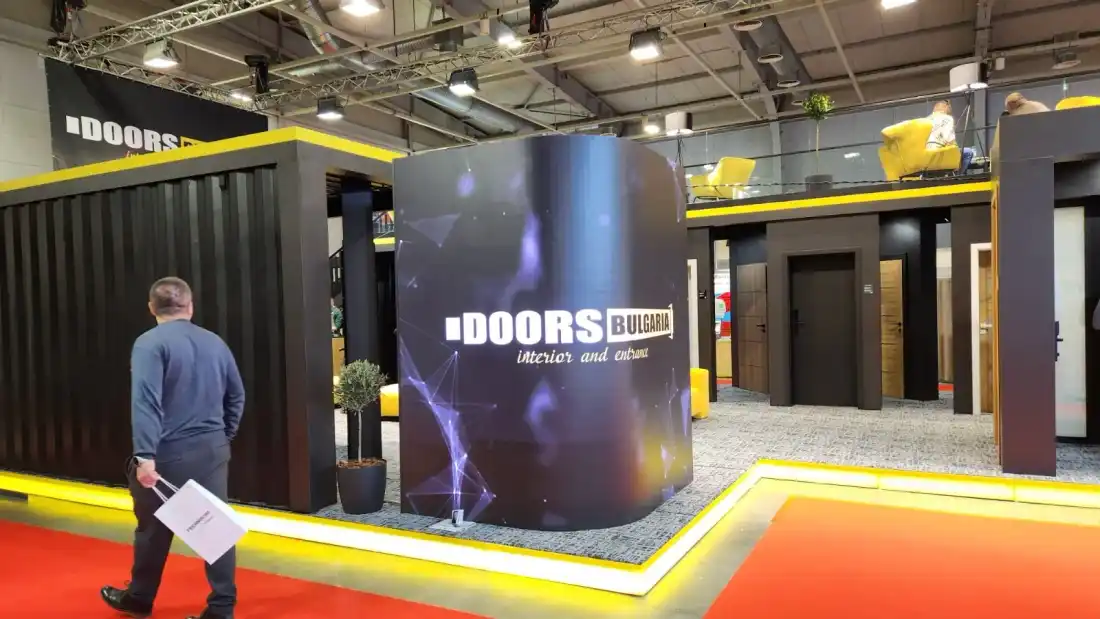 LED screen on the Doors Bulgaria stand, Sofia