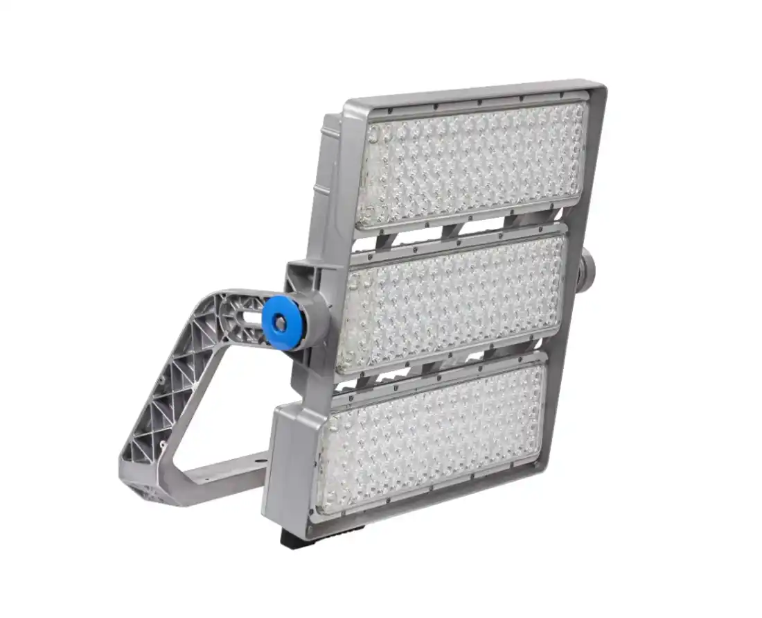 Philips ArenaVision LED gen3.5 floodlight - three LED panels in a common frame on a mounting stand